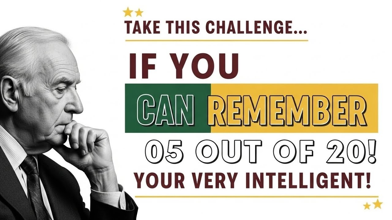 IF YOU CAN GET 7 OUT OF 18 THIN YOUR BRAIN IS STOP 1%