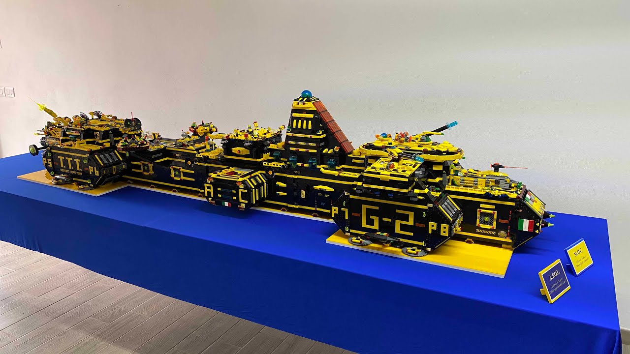 MOC LEGO - Spaceship G2 transport ground troops