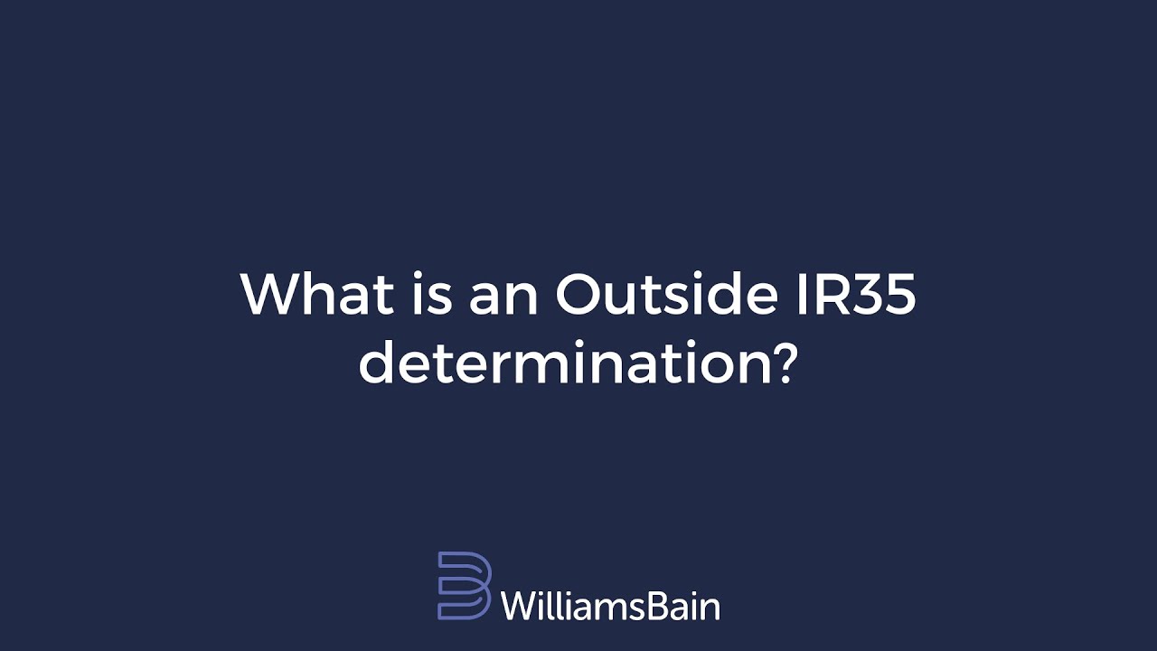 What is an Outside IR35 determination?