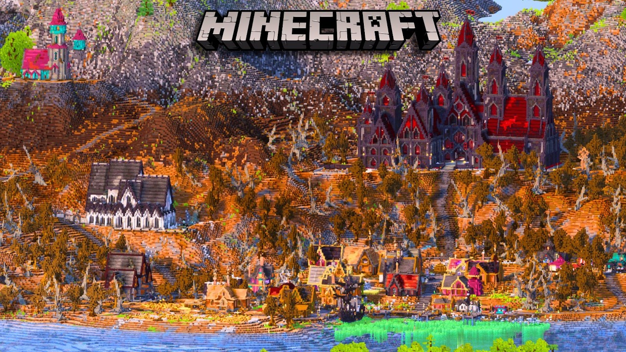 Halloween Town - Minecraft Timelapse