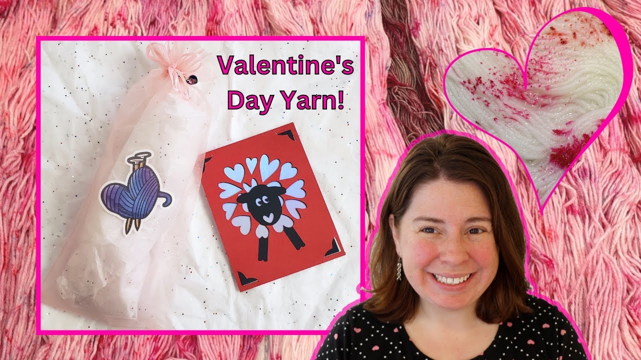 Dyepot Weekly #426 - Happy Valentine's Day 2023! Dyeing a Speckled Colorway on Multiple Yarn Bases