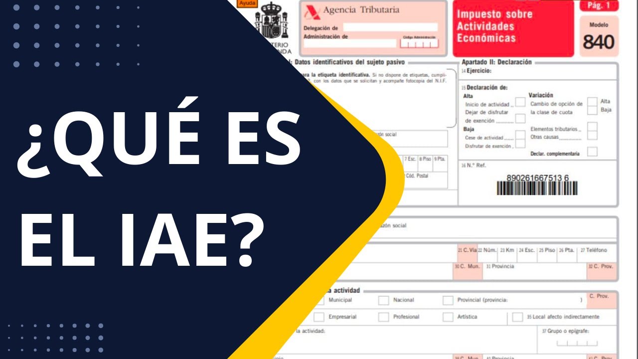 ¿Qué es el IAE? 🤑 GUÍA COMPLETA sobre el Impuesto de Actividades Económicas