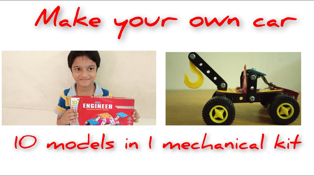 Make your own Tow truck|Car |Mechanical Toys| Little Engineer Kit | Formula 1|Kavin |10 models in 1