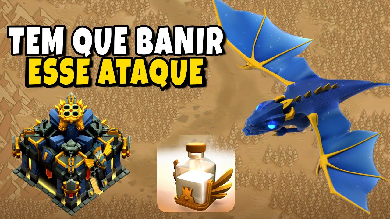 TEM QUE PROIBIR O USO DESSE ATAQUE NO CV17 | Clash Of Clans