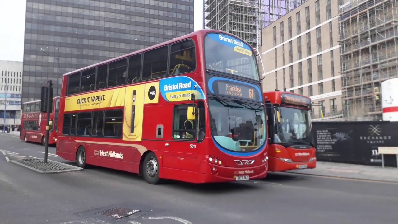 Buses in Birmingham January 2019