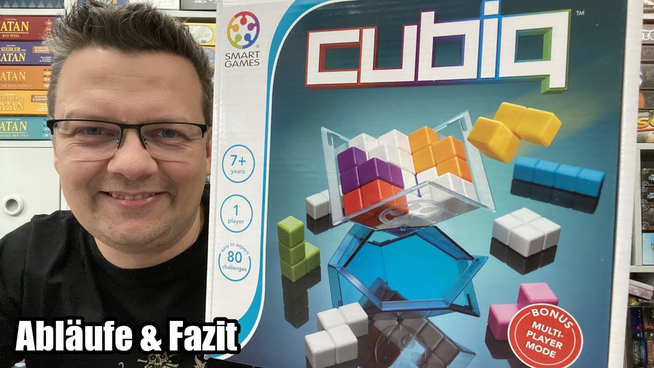 Logikspiel Cubiq (Smart Games) - Cube Solospiel ab 7 Jahren ... auch f&uuml;r Erwachsene!