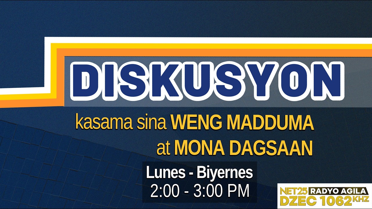 DISKUSYON | MARTES | March 10 | 2:00 PM