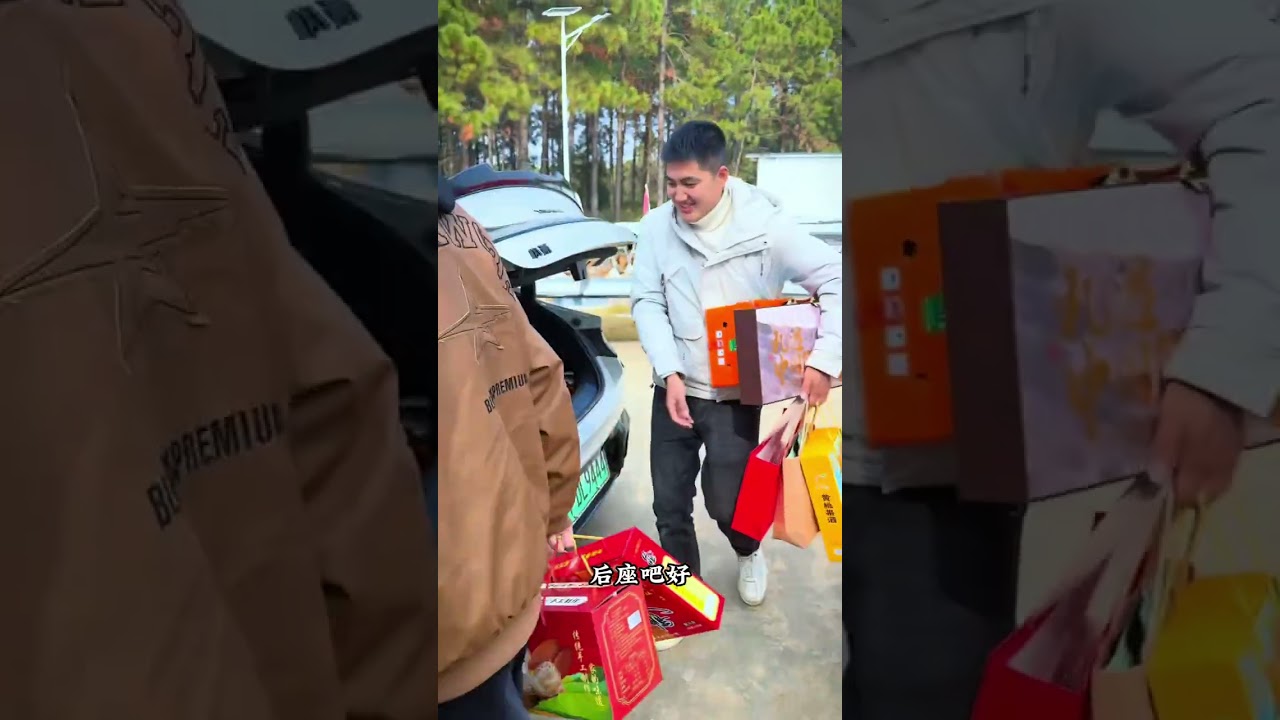短暂的相聚，娘家人紧急返程，拥抱的那一刻突然就潸然泪下 #离别 #远嫁姑娘 #怀孕#夫妻日常