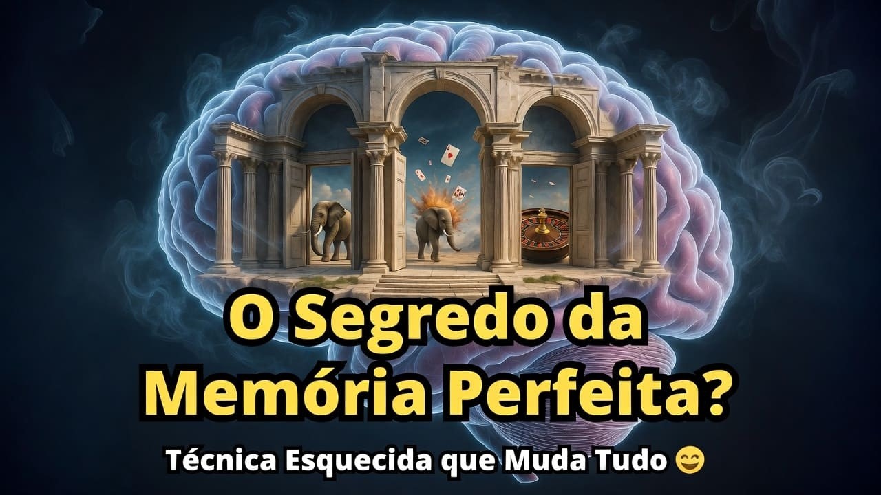 A Técnica Secreta da Antiguidade que Dá Memória Perfeita (Campeões Memorizam Baralhos em Segundos!)🧠