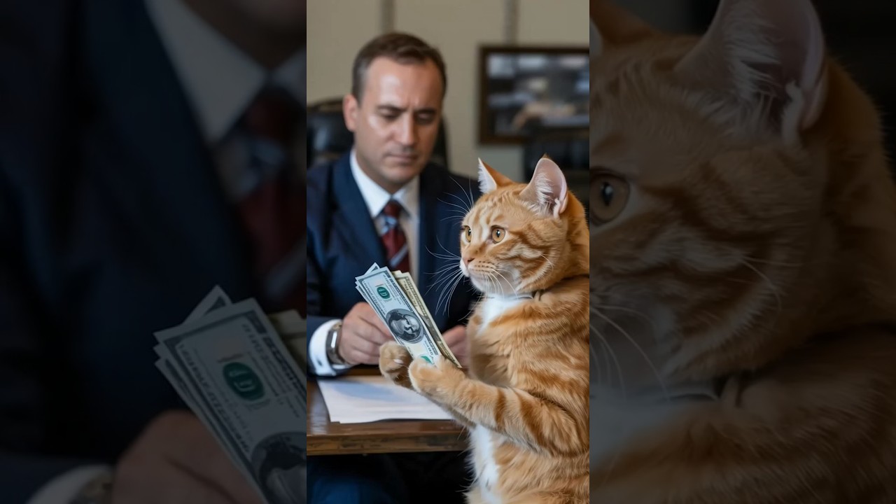 Criminal Cat Outwits Police, Celebrates! #catlovers #memecat #kitten #catvsrat #shorts