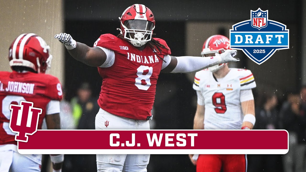 NFL DRAFT HIGHLIGHTS: DL CJ West | Indiana Football