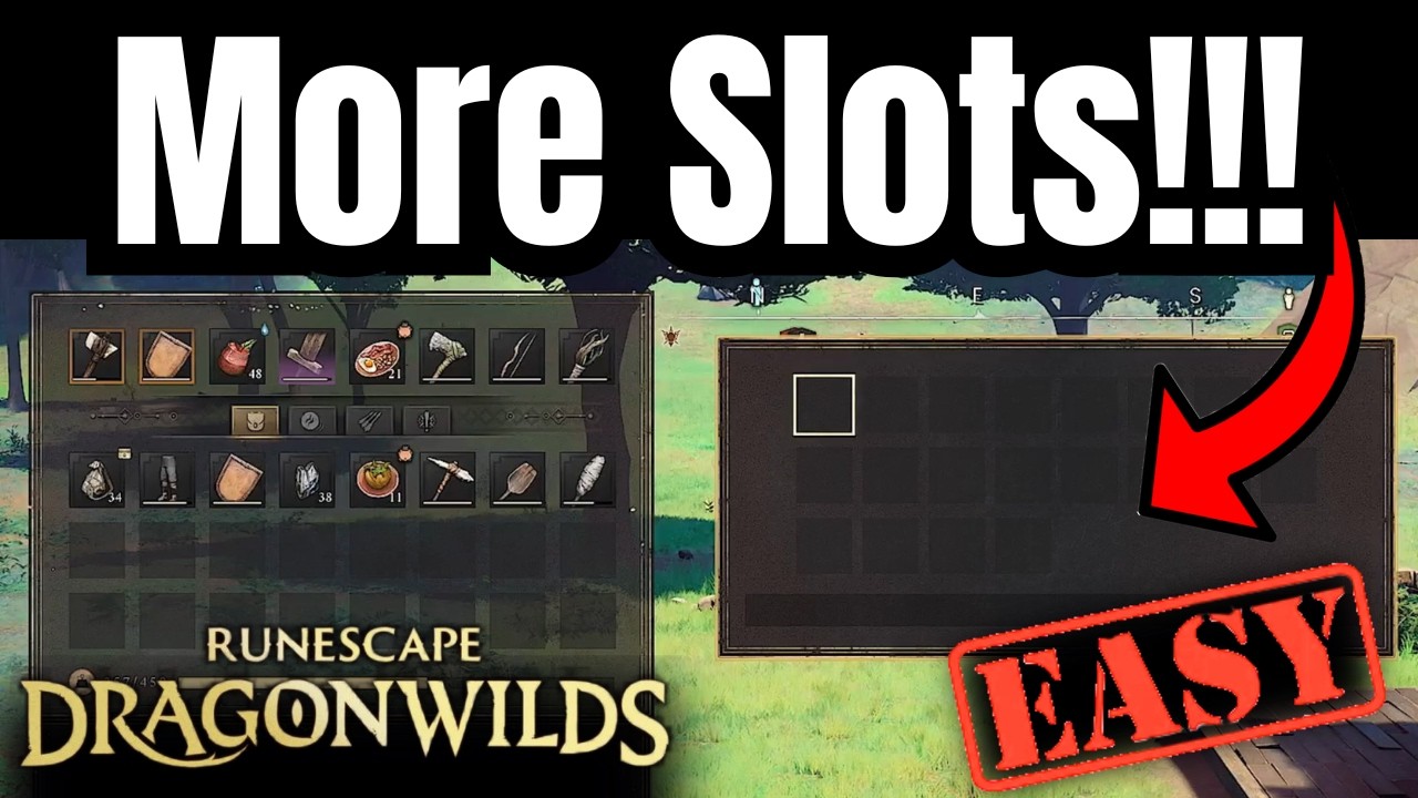 Простое увеличение инвентаря!!! RuneScape Dragonwilds