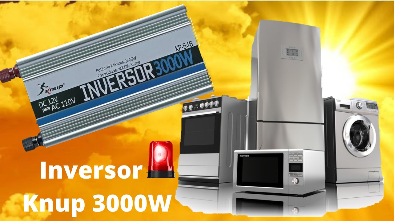Energia solar dicas e recomendações Inversor solar Knup 3000W