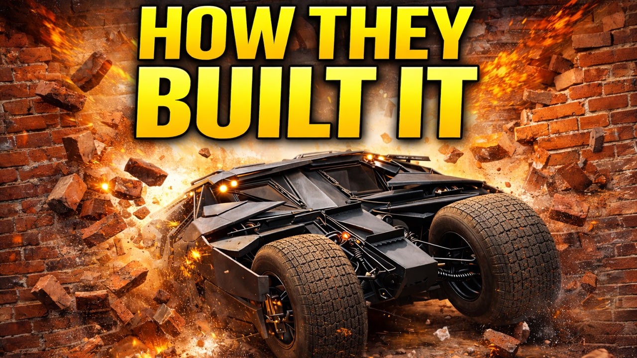 How They Built Batman's ACTUAL Tumbler