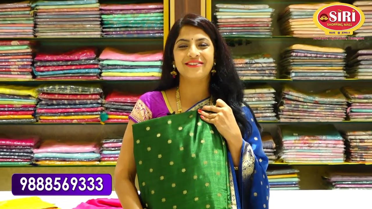 MUSHROOM SILK SAREES - THE SIRI SHOPPING MALL