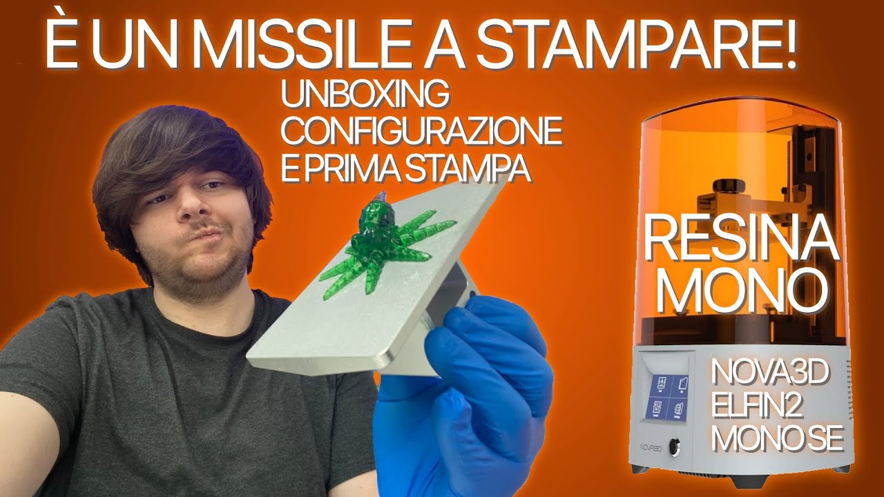 Questa stampante 3D è un missile! Unboxing Nova3D Elfin2 Mono SE (con display monocromatico)