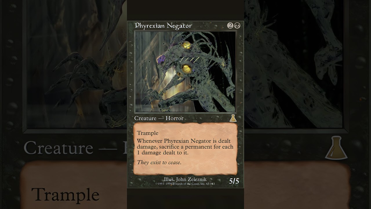💀 Phyrexian Negator: The Perfect Engine of Annihilation! ⚙️🔥
