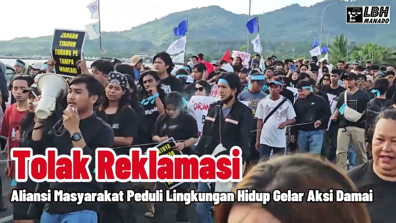 Tolak Reklamasi Pantai Manado Utara