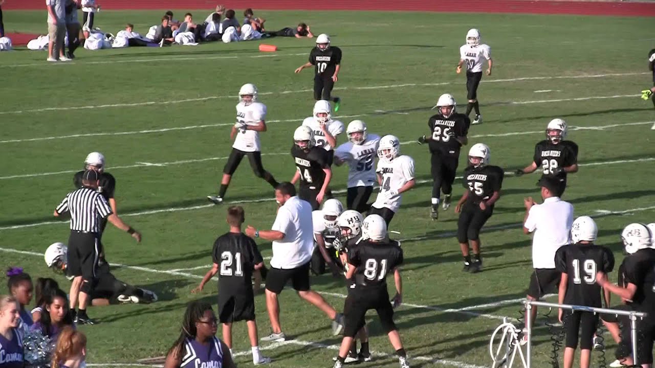 2015 Lamar Scotties vs Hudson Bend Buccaneers - 7th grade football
