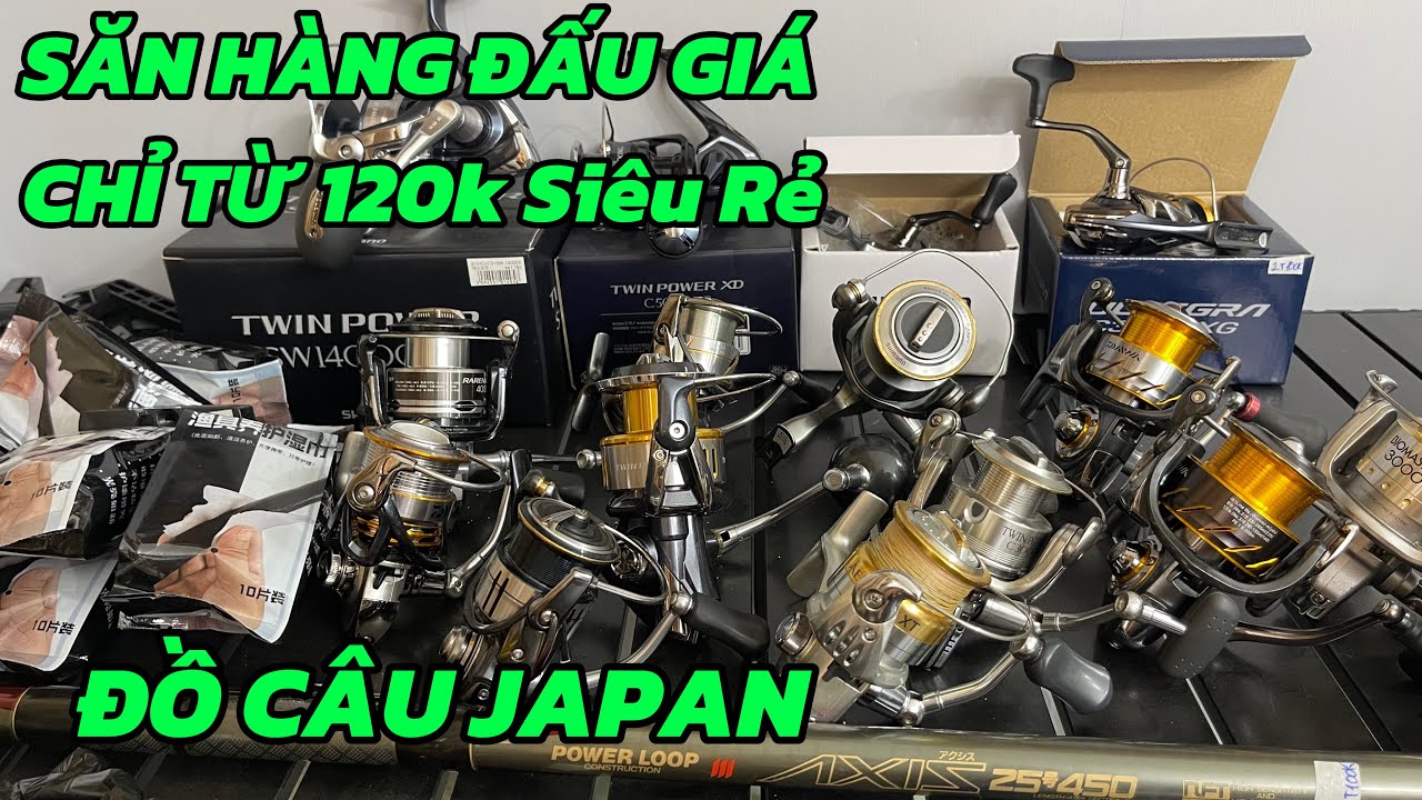 Thanh Lý Máy Câu Nhật Xịn – Giá Sốc Từ 120k, Chốt Ngay Zalo!