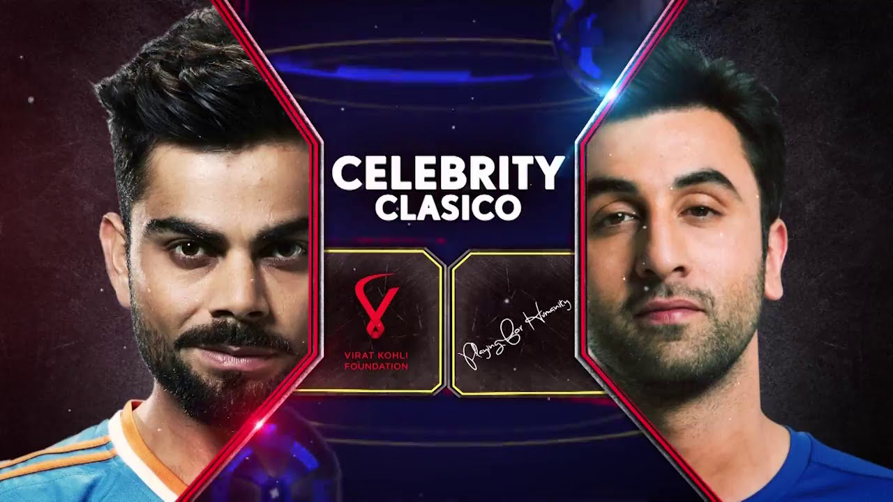 All Heart FC vs All Stars FC | Virat Kohli, MS Dhoni, Ranbir Kapoor & More| Celebrity Football PART2