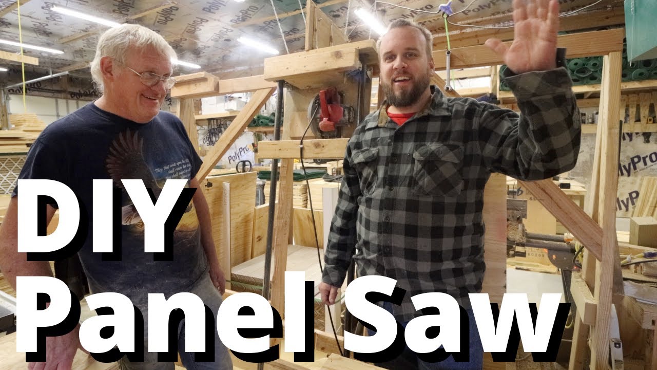 Homemade Panel Saw - DIY Saw and We Only Spent $100