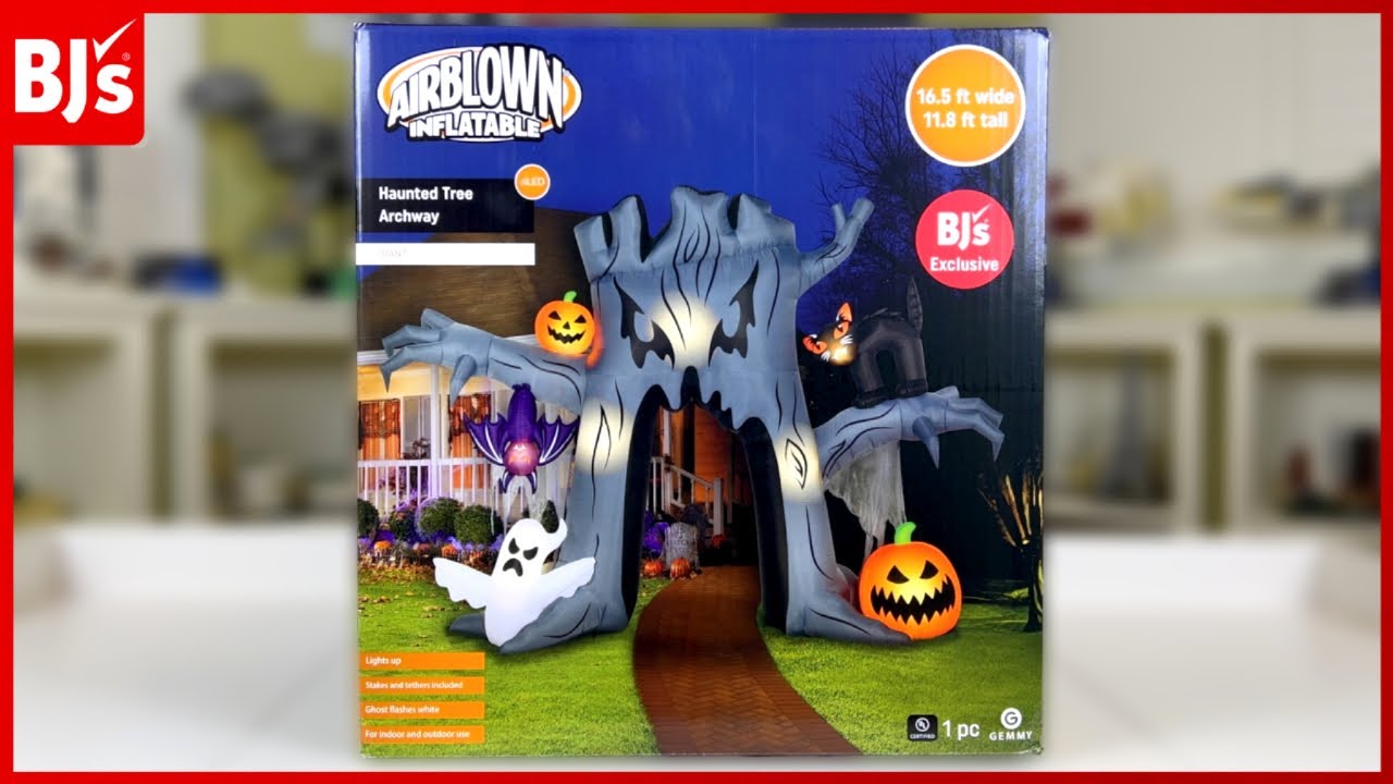 Gemmy 16.5FT HAUNTED TREE ARCHWAY Airblown Inflatable Review! (BJ's Wholesale Club 2024 Exclusive)