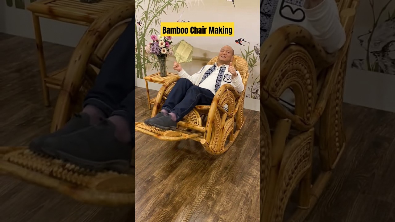 Learn Bamboo Chair Making Process #bamboo #chair #makingvideos #shorts