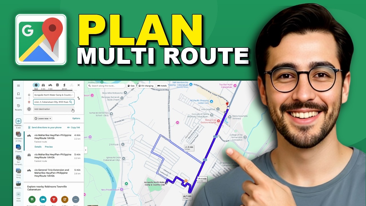Как создать маршрут с несколькими остановками в Google Maps &mdash; Полное руководство (2026)