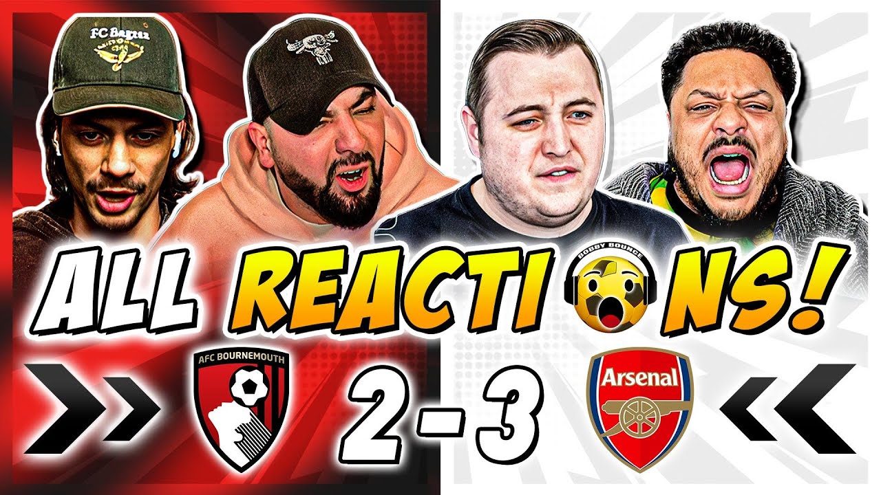 Arsenal and Rivals & Haters Fan Reactions to Bournemouth 2-3 Arsenal | Premier League Fan Reactions