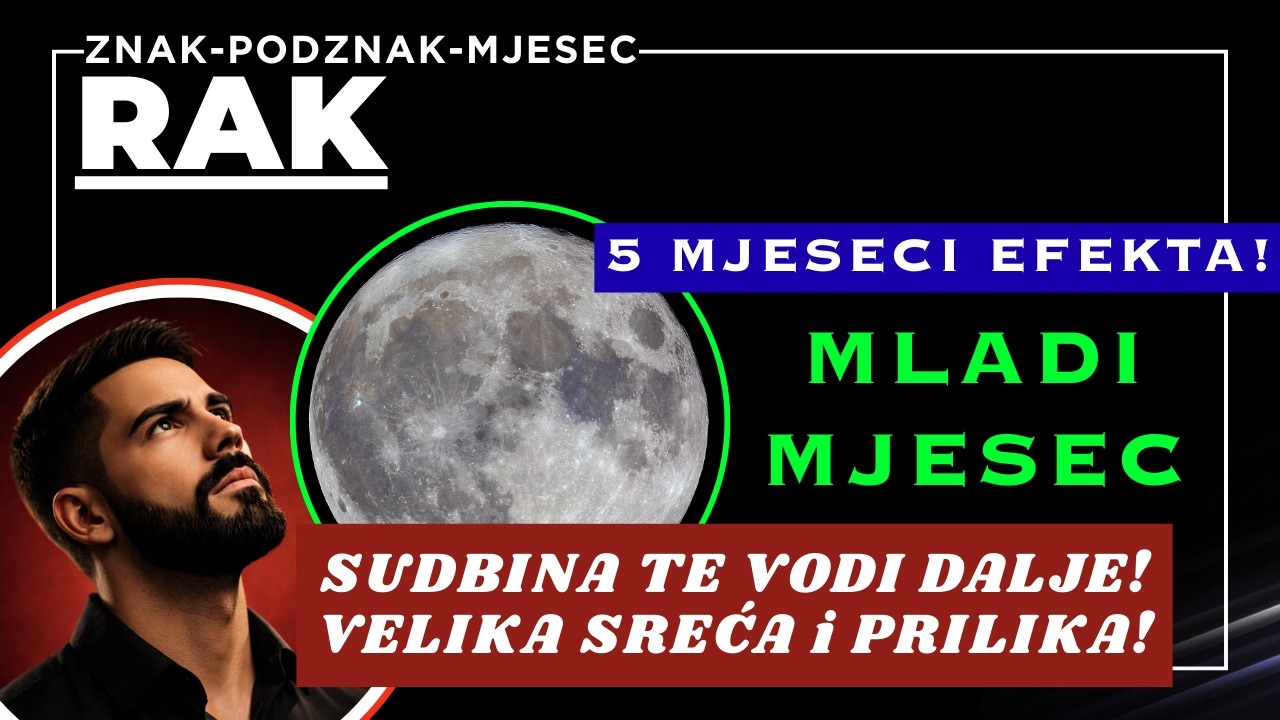 RAK ✨MLADI MJESEC U MARTU: Sudbinski Trenutak! Otkriva se Tvoja Prava Životna Svrha!
