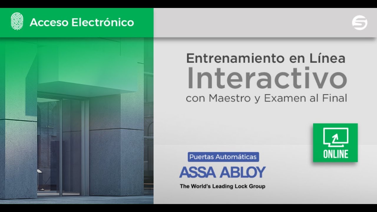 Instalación de una puerta Automática BRUKEN-ASSA ABLOY