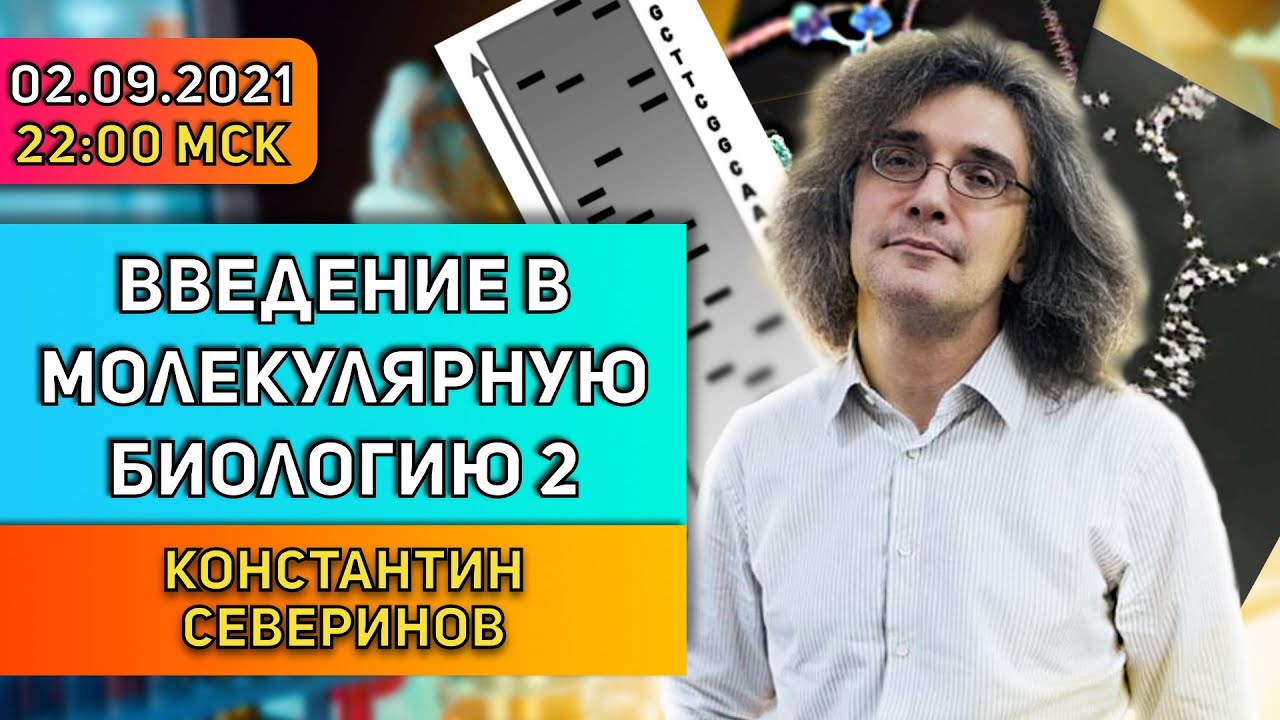 Константин Северинов. Введение в молекулярную биологию: Плавление, копирование и секвенирование ДНК.