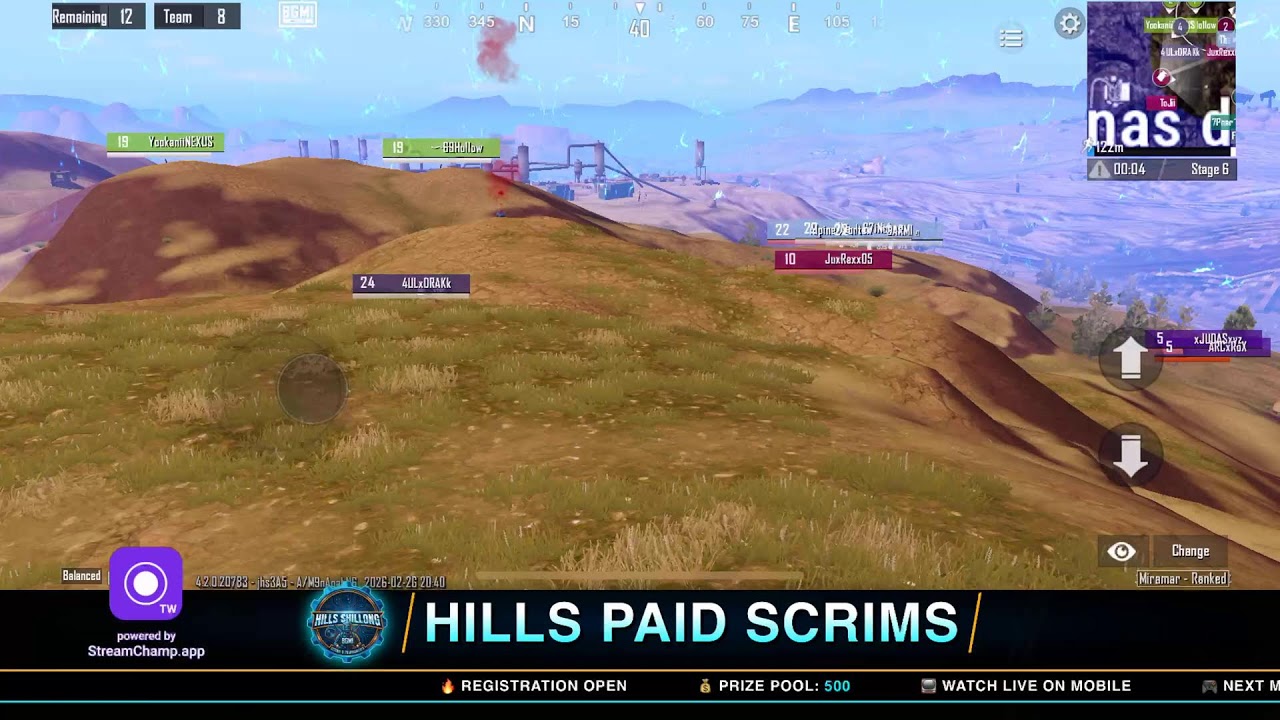Hill DAILY SCRIMS  stream 26-02-26 2