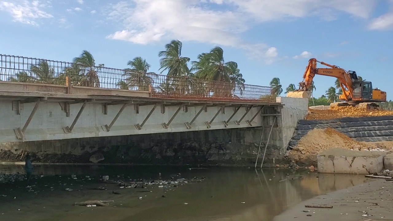 Avance de obra Malecón de Nagua y sus puentes 2025-01-23