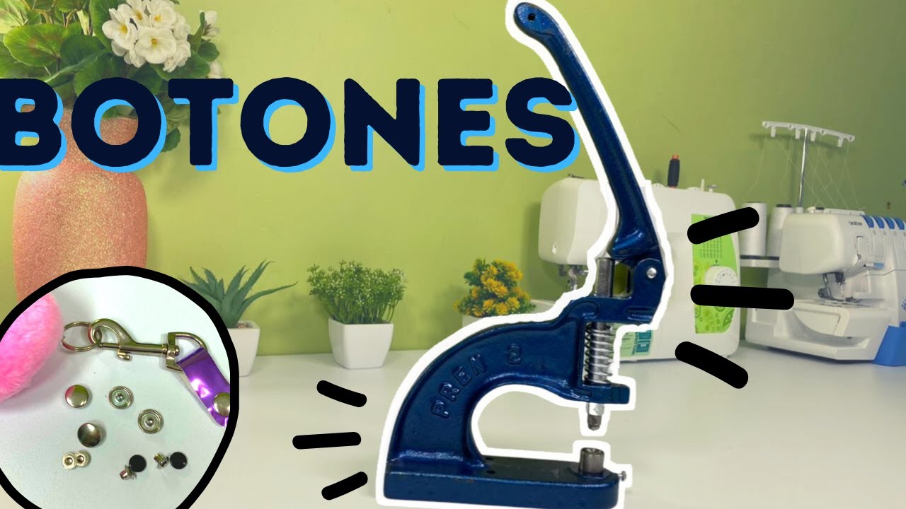 ⭐Remachadora ¿Cómo se usa? / Maquina para poner botones