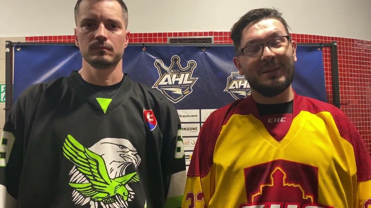 ROZHOVORY po zápase EHC TRENČÍN vs RAVENOUS EAGLES 4:1