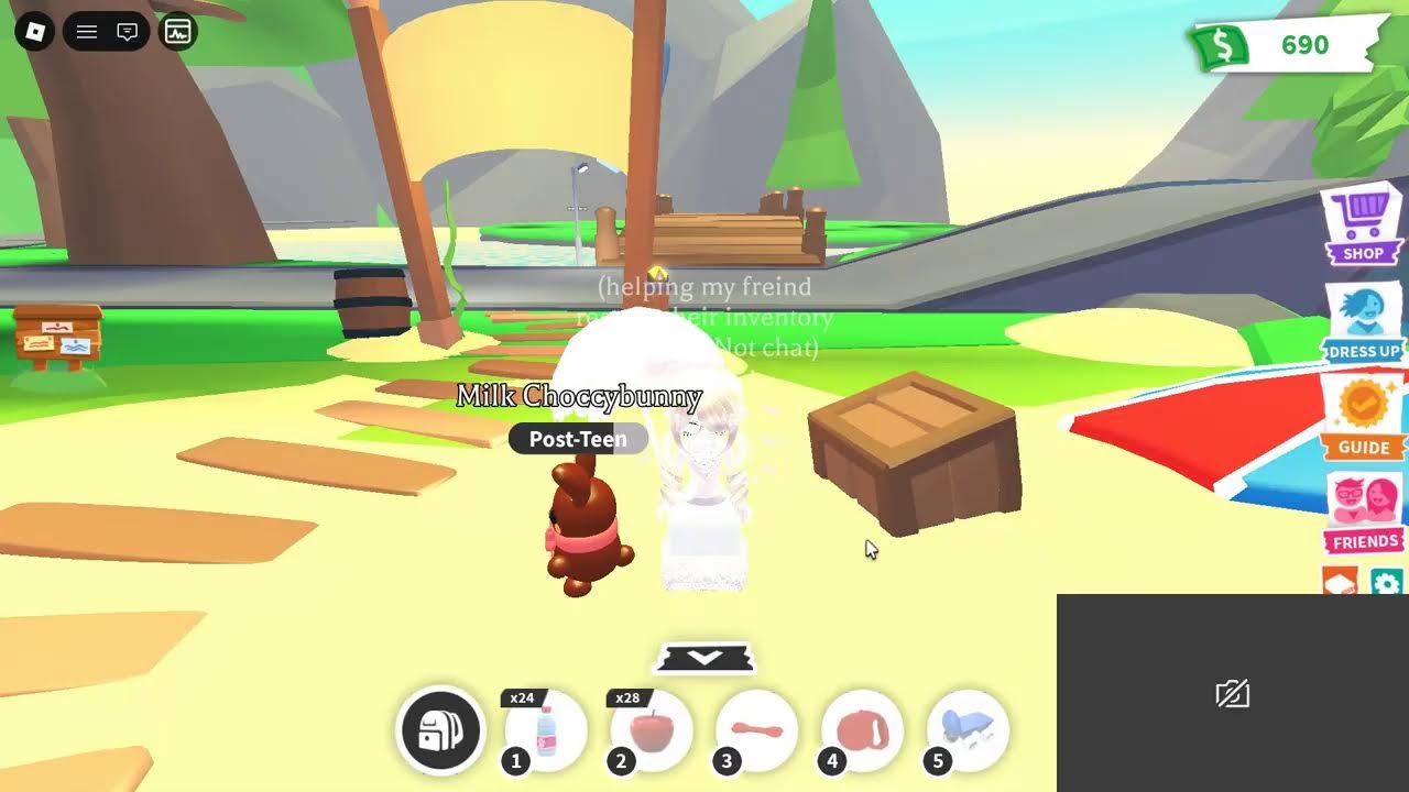 Starting over in AdoptMe to get my friends inventory || Part 9