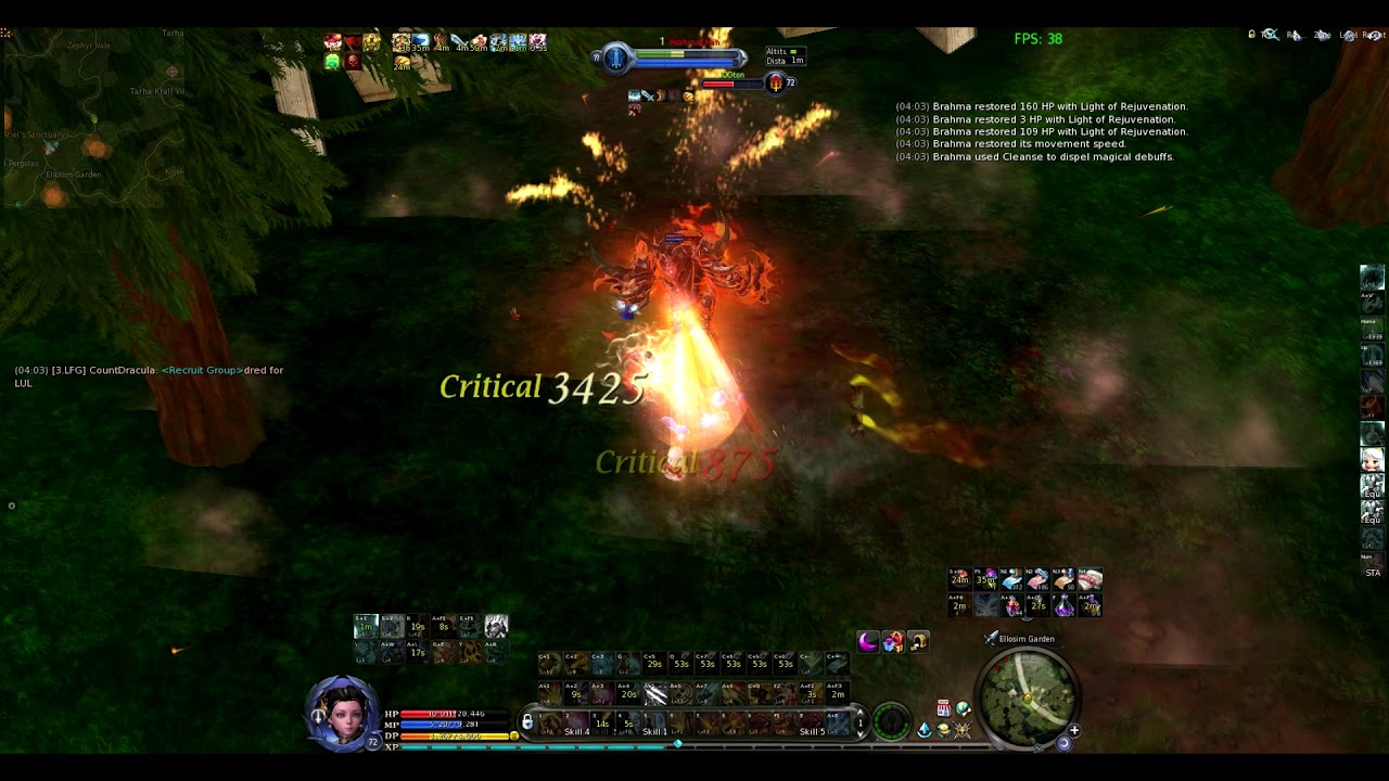 Aion 5.8 - Aethertech - lvl 72- Open World PvP [Gladiator Soup]