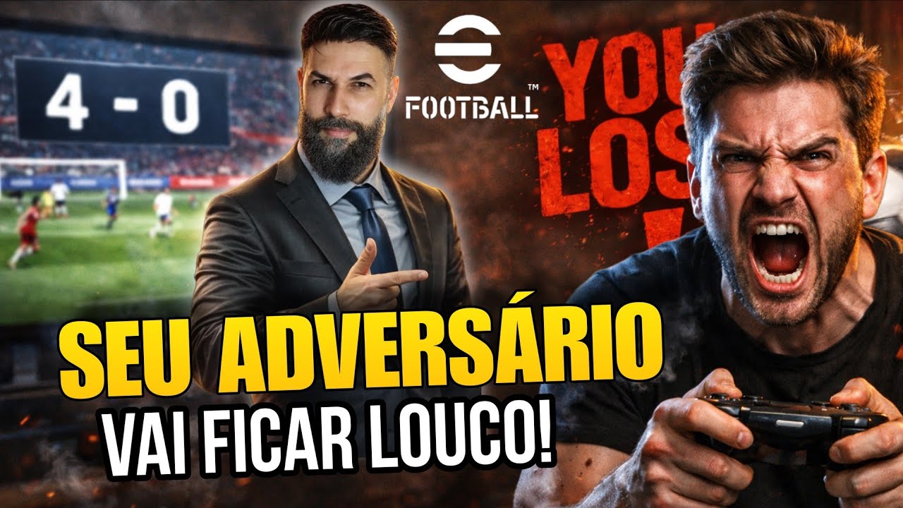 ESSA NOVA FORMAÇÃO NÃO TE DEIXA ''PERDER'' TÁTICA BUGADA EFOOTBALL 2026