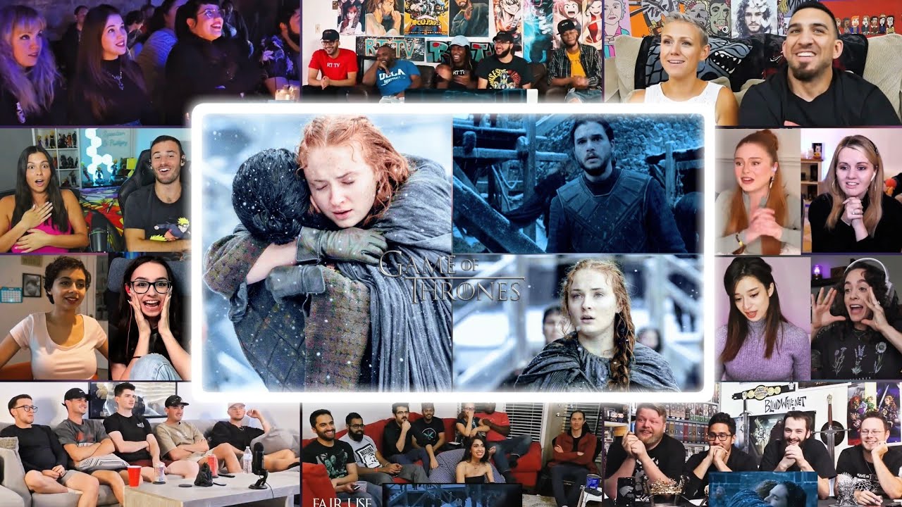 Fans React To JON SNOW & SANSA STARK's REUNION | Game Of Thrones Jon & Sansa S6 Ep 4 Reaction Mashup