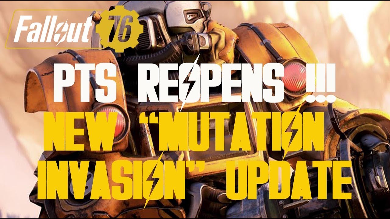 Fallout 76 PTS Reopens for Mutation Invasion UPDATE.
