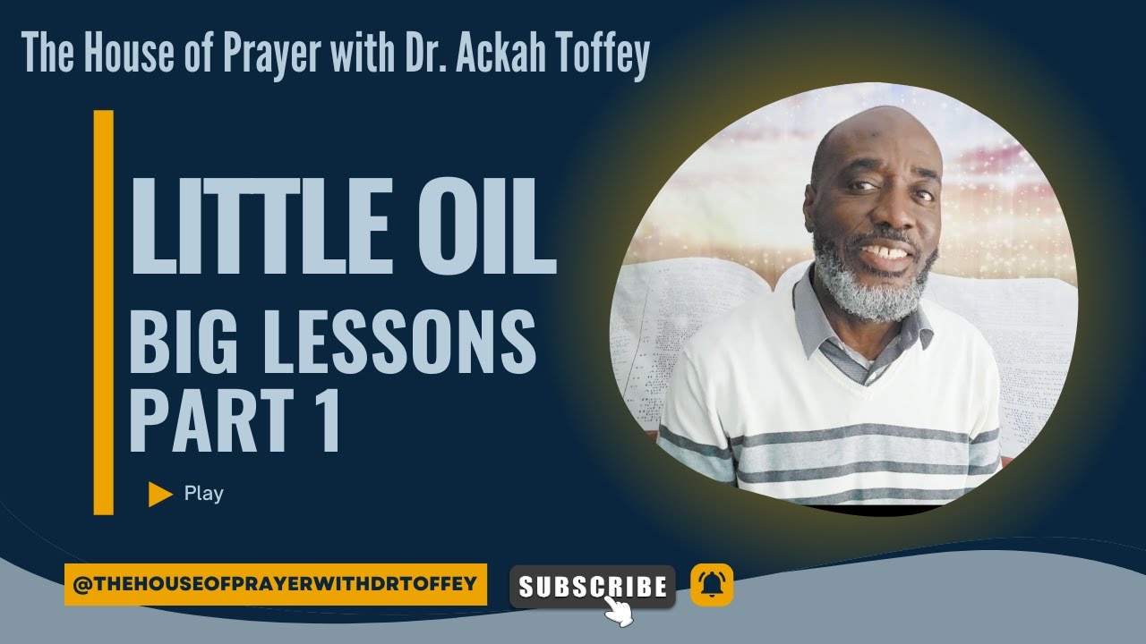 Little Oil Big Lessons Part 1