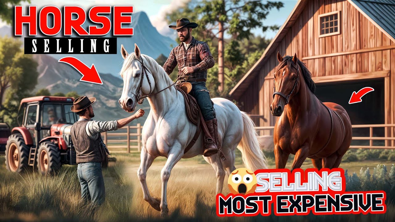 Horse Sale Done🐎,  Rockey Di Kabar🐶 EP:27 Ranch Simulator | 🤠 Spanker Farming