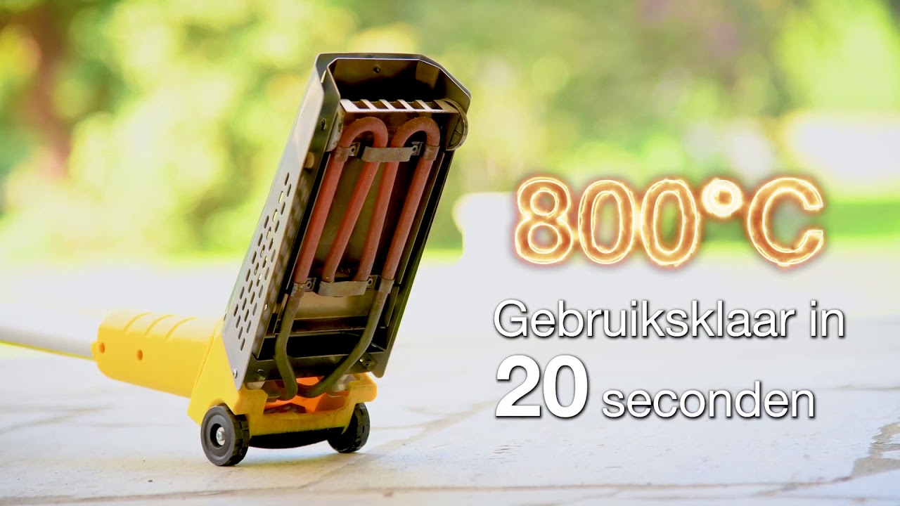 GLORIA Thermoflamm Bio Fix de snelste manier om onkruid te verwijderen