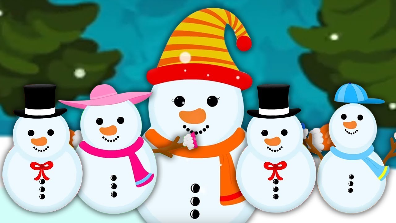 Năm người tuyết nhỏ | vườn ươm vần | 5 Little Snowmen | Baby Box Vietnam | nhac thieu nhi hay nhất