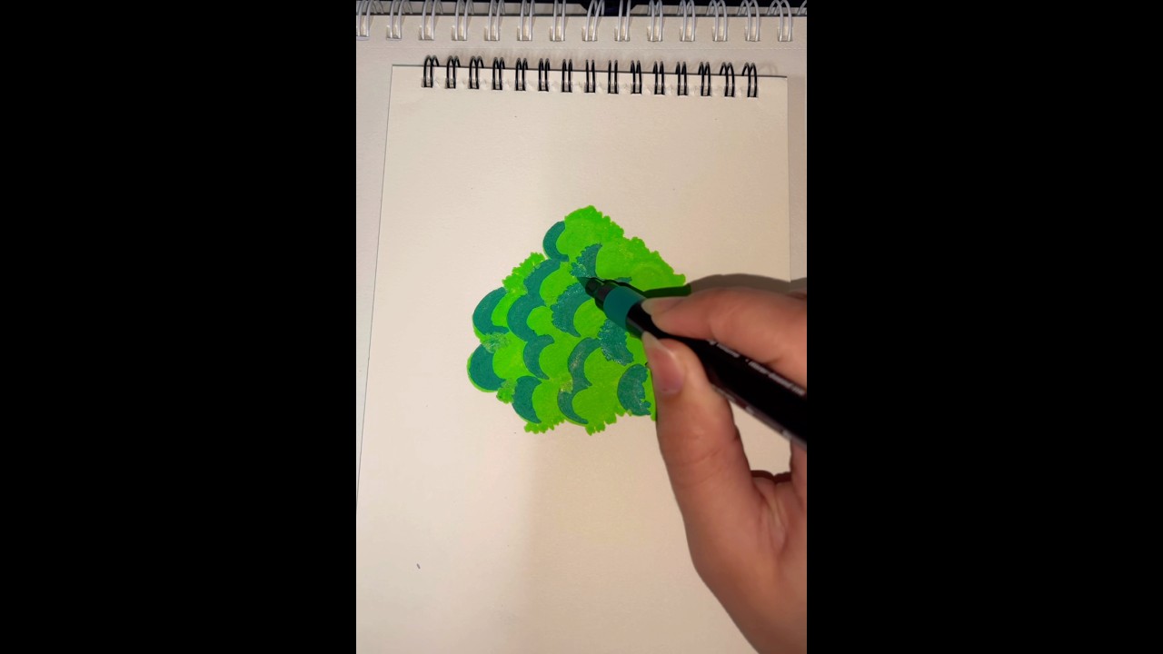 From random circles to amazing tree 🌳🤩 