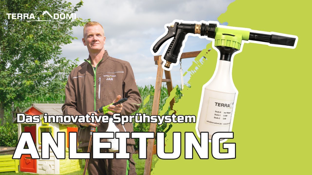 TERRASYSTEM Anleitung - das innovative Spr&uuml;hsystem f&uuml;r den Garten