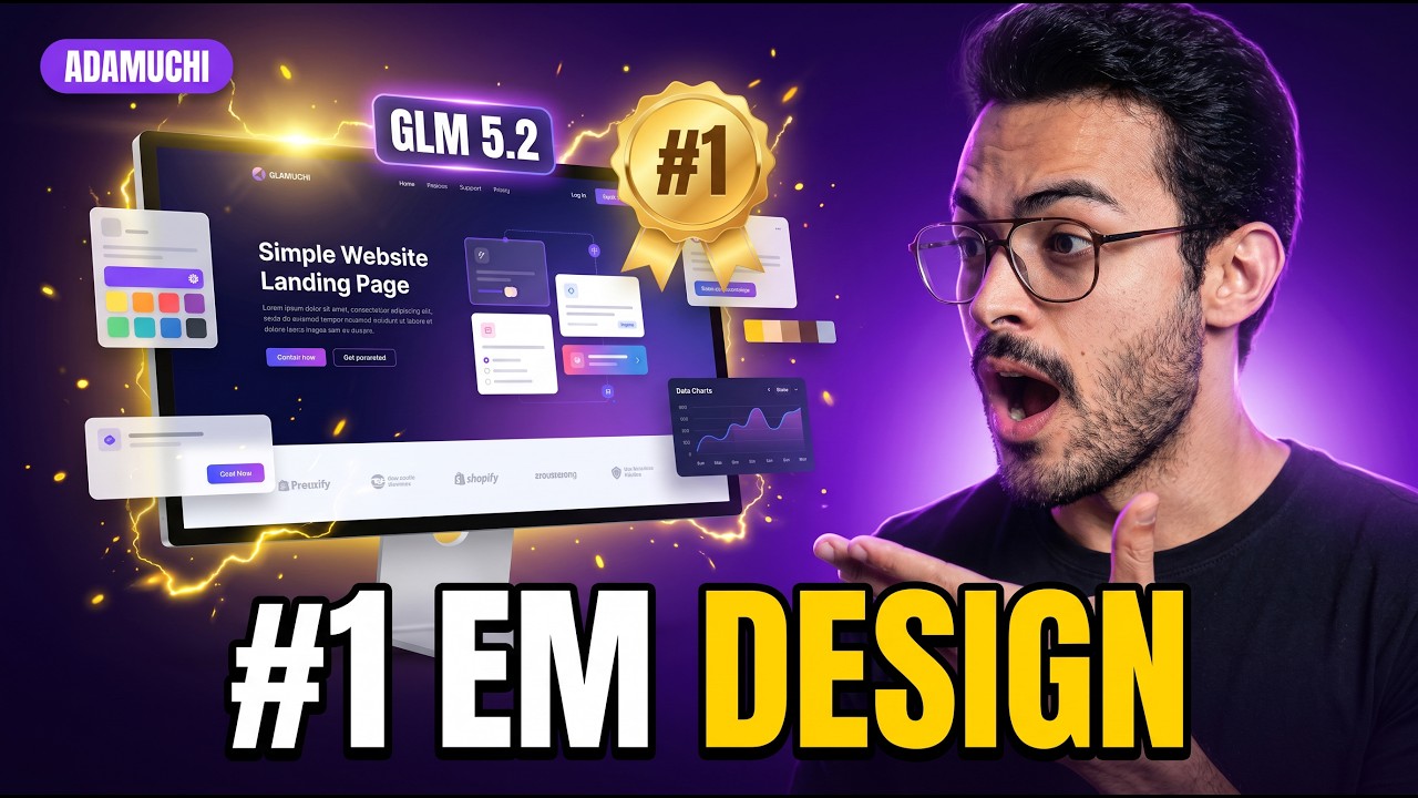 GLM 5.2 - Meet the #1 NEW FREE AI for design in the world (How to INSTALL and run LOCALLY)