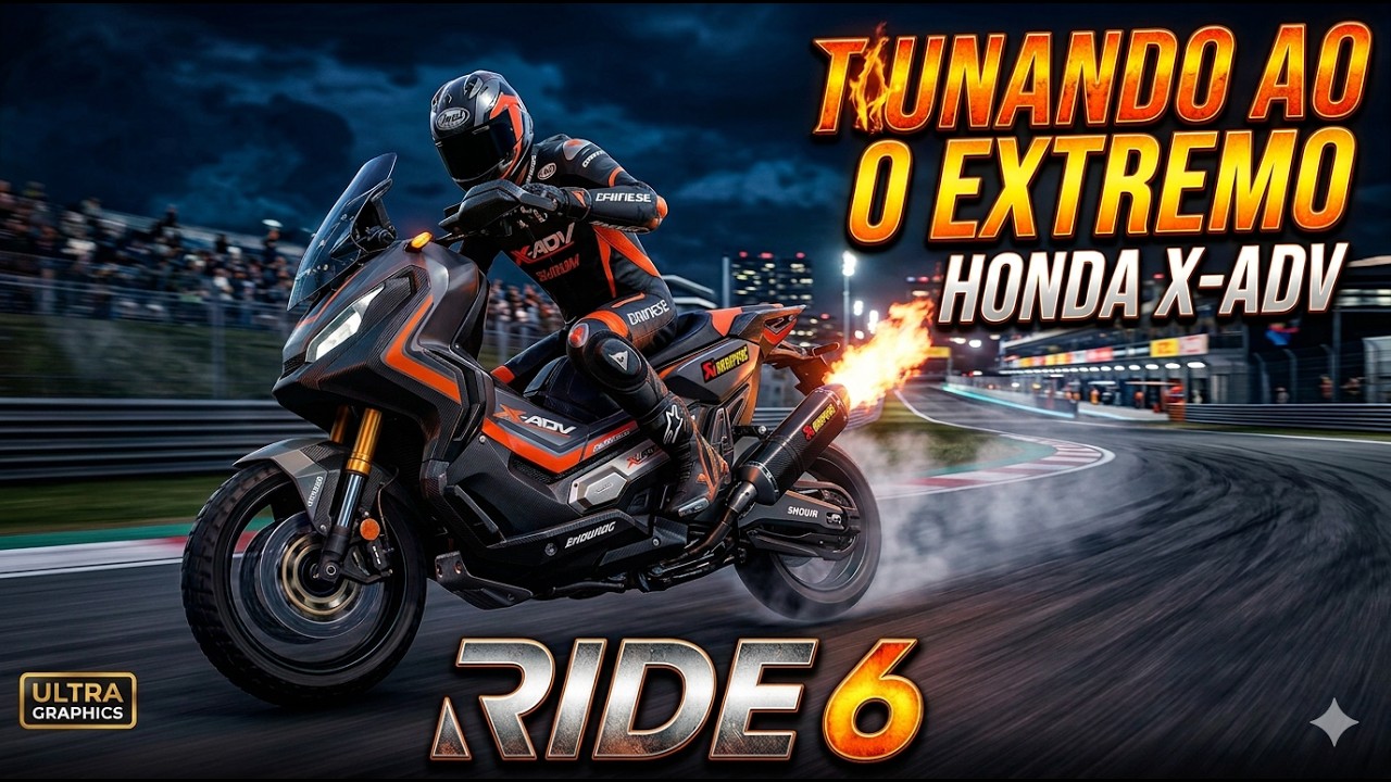 O QUE ACONTECE SE VOCÊ TUNAR A X-ADV AO MÁXIMO NO RIDE 6? 🔥